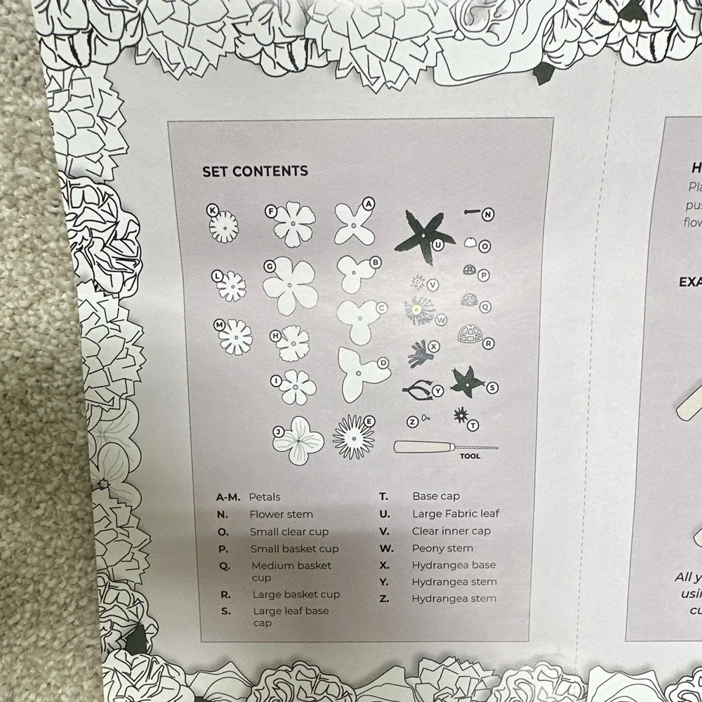 Forever Flowerz Wonderful White Kit 2 Floral Craft Kit w/ Tool, Plastic